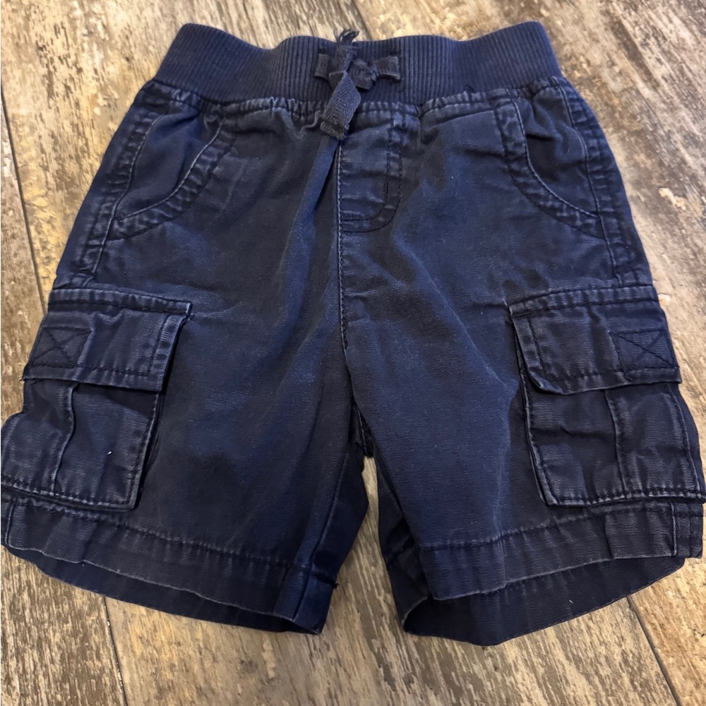Gymboree Navy Cargo Shorts for Toddlers - 12-18M